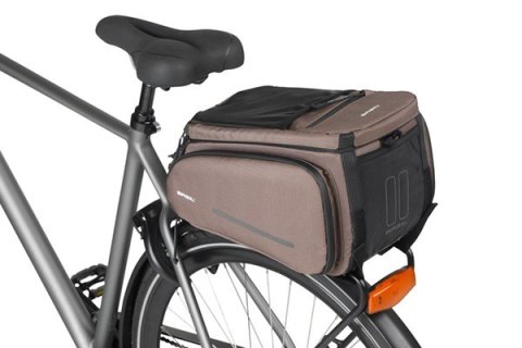 Torba na bagażnik BASIL MOVE TRUNK BAG, do stosowania z MIK, 10-26L, Wodoodporna, Brown (NEW 2025)