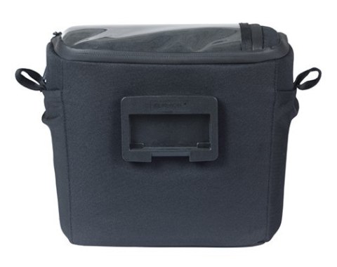 Torba na kierownicę BASIL MOVE HANDLEBAR BAG, KF z adapterem do mocowania, 7-8L, wodoodporna, Czarna (NEW 2025)