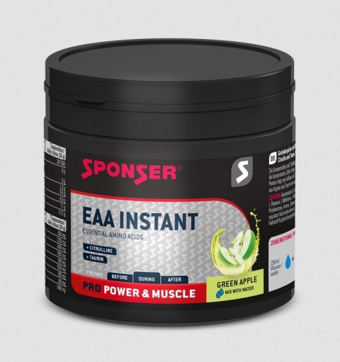 Aminokwasy SPONSER AMINO EAA INSTANT Zielone Jabłko Puszka 300g (NEW 2025) Aminokwasy SPONSER AMINO EAA INSTANT Zielone Jabłko Puszka 300g (NEW 2025)
