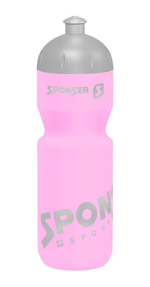 Bidon SPONSER pink transparent / silver 500 ml NET (NEW 2025) Bidon SPONSER pink transparent / silver 500 ml NET (NEW 2025)
