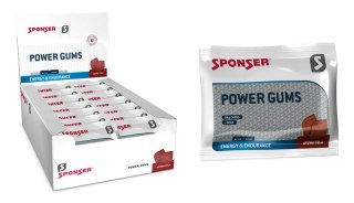 Gumy energetyczne SPONSER POWER GUMS COLA (BCCA+TAURYNA) (pudełko 20 saszetek x 75g) (NEW)
