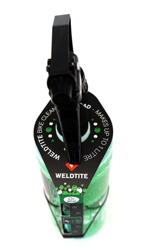 Płyn do mycia roweru WELDTITE BIKE CLEANER LIME SPRAY 1L WITH 30ML RELOAD, Zestaw z koncentratem 30ml (NEW 2025) Płyn do mycia roweru WELDTITE BIKE CLEANER LIME SPRAY 1L WITH 30ML RELOAD, Zestaw z koncentratem 30ml (NEW 2025)