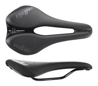 Siodło SELLE ITALIA NOVUS BOOST EVO X-CROSS TM SUPERFLOW L (id match L3), 251g, Czarne (NEW 2025)