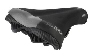 Siodło SELLE ITALIA SPORTOURING ST 1 L (idmatch L1), Fec Alloy Rail, Light Gel, 497g (NEW 2025)