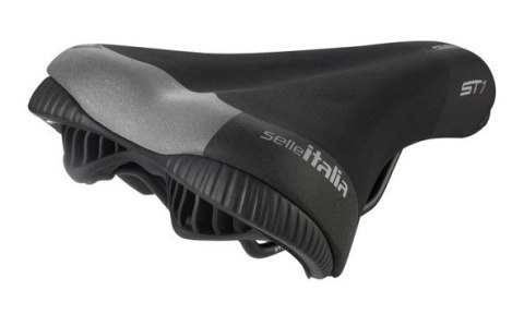 Siodło SELLE ITALIA SPORTOURING ST 1 L (idmatch L1), Fec Alloy Rail, Light Gel, 497g (NEW 2025)
