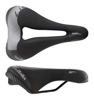 Siodło SELLE ITALIA SPORTOURING ST 1 SUPERFLOW L (idmatch L3), Fec Alloy Rail, Light Gel 477g (NEW 2025)