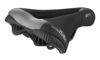 Siodło SELLE ITALIA SPORTOURING ST 1 SUPERFLOW L (idmatch L3), Fec Alloy Rail, Light Gel 477g (NEW 2025)
