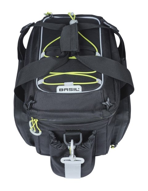 Torba na bagażnik BASIL MILES TARPAULIN TRUNKBAG XL PRO MIK 9-36L, MIK System (ready to go), 100% wodoodporna black lime (NEW 20