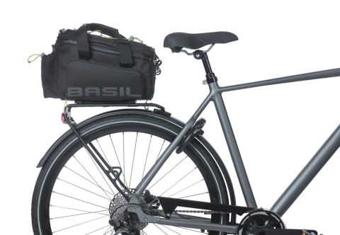 Torba na bagażnik BASIL MILES TARPAULIN TRUNKBAG XL PRO MIK 9-36L, MIK System (ready to go), 100% wodoodporna black lime (NEW 20