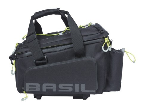 Torba na bagażnik BASIL MILES TARPAULIN TRUNKBAG XL PRO MIK 9-36L, MIK System (ready to go), 100% wodoodporna black lime (NEW 20