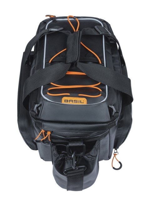 Torba na bagażnik BASIL MILES TARPAULIN TRUNKBAG XL PRO MIK 9-36L, MIK System (ready to go), 100% wodoodporna black orange (NEW) Torba na bagażnik BASIL MILES TARPAULIN TRUNKBAG XL PRO MIK 9-36L, MIK System (ready to go), 100% wodoodporna black orange (NEW)