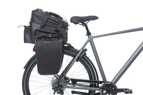 Torba na bagażnik BASIL MILES TARPAULIN TRUNKBAG XL PRO MIK 9-36L, MIK System (ready to go), 100% wodoodporna black orange (NEW) Torba na bagażnik BASIL MILES TARPAULIN TRUNKBAG XL PRO MIK 9-36L, MIK System (ready to go), 100% wodoodporna black orange (NEW)