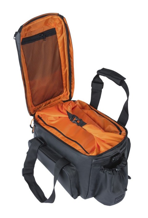 Torba na bagażnik BASIL MILES TARPAULIN TRUNKBAG XL PRO MIK 9-36L, MIK System (ready to go), 100% wodoodporna black orange (NEW) Torba na bagażnik BASIL MILES TARPAULIN TRUNKBAG XL PRO MIK 9-36L, MIK System (ready to go), 100% wodoodporna black orange (NEW)