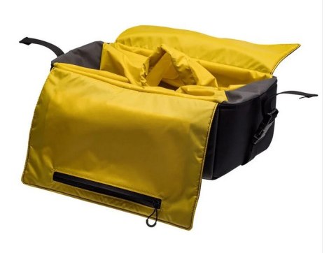 Torba na bagażnik BLACKBURN GRID BASKET BAG black/yellow/grey, wodoodporna, 8,5-22L (NEW 2025)