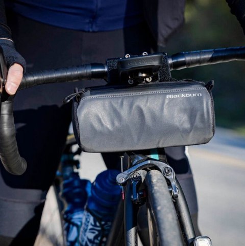 Torba na kierownicę BLACKBURN GRID HANDLEBAR BAG black, wodoodporna, odblaskowa, 1,2L (NEW 2025)