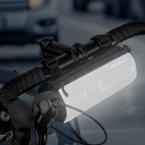 Torba na kierownicę BLACKBURN GRID HANDLEBAR BAG black, wodoodporna, odblaskowa, 1,2L (NEW 2025)