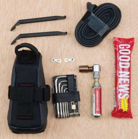 Torba pod siodło BLACKBURN GRID SMALL SEAT BAG black, wodoodporna, odblaskowa, 0,4L (NEW 2025)