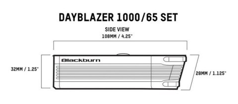 Lampka przednia BLACKBURN DAYBLAZER 1000 lumenów (NEW 2025)