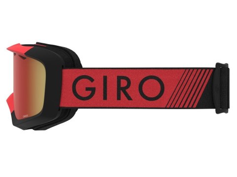 Gogle zimowe GIRO GRADE RED BLACK ZOOM (szyba AMBER SCARLET 19-42% S2) (DWZ) (WYPRZEDAŻ -50%)