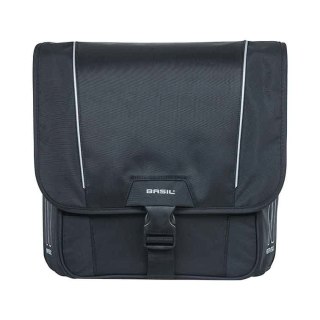 Sakwa miejska podwójna BASIL SPORT DESIGN DOUBLE PANNIER BAG MIK 32L, MIK System (ready to go), czarna (DWZ)