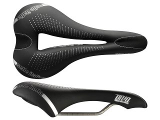 Siodło SELLE ITALIA DIVA GEL TI316 SUPERFLOW L (id match L3), TI 316 Rail, Fibra-Tek, Light Gel, 285g (NEW)