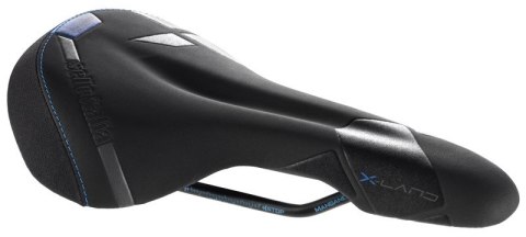 Siodło SELLE ITALIA X-LAND E-BIKE TM L (id match - L1) Manganese Tube 7, fibra-tek - Mokka, 280g czarno-niebieski (WYPRZEDAŻ 50%