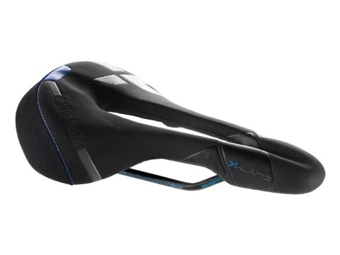 Siodło SELLE ITALIA X-LAND E-BIKE TM SUPERFLOW L (id match - L3) Manganese Tube 7, fibra-tek- Mokka, 275g czarno-niebieskie (WY