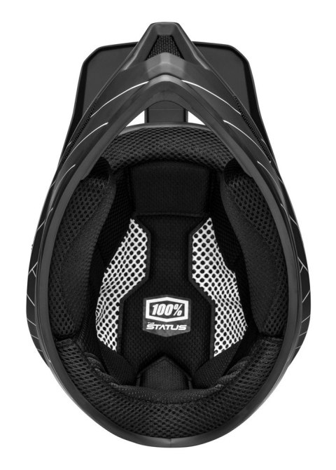 Kask full face 100% STATUS DH/BMX Helmet Essential Black roz. XXL (63-64 cm) (WYPRZEDAŻ -50%)