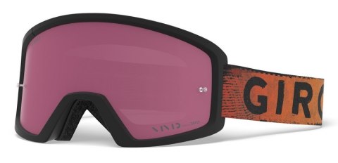 Gogle GIRO BLOK MTB black red hypnotic (Szyba Czerwona Lustrzana VIVID-Carl Zeiss TRAIL + Szyba Przeźroczysta 99% S0) (DWZ) (WYP