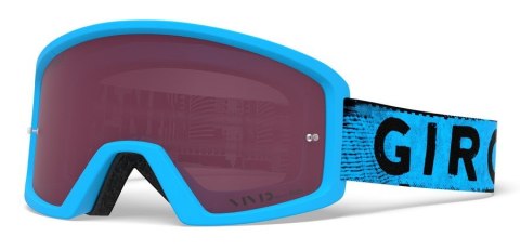 Gogle GIRO BLOK MTB blue hypnotic (Szyba Niebieka Lutrzana VIVID-Carl Zeiss TRAIL + Szyba Przeźroczysta 99% S0) (DWZ) (WYPRZEDAŻ