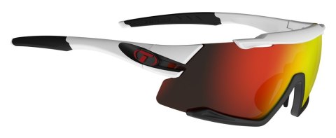 Okulary TIFOSI AETHON CLARION white/black (3szkła 14,5% transmisja światła Clarion Red, 41,4% AC Red, 95,6% Clear) (DWZ)