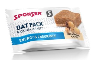 Ciastko energetyczne SPONSER OAT PACK macadamia-migdały chufas pudełko (30szt x 60g) (NEW).