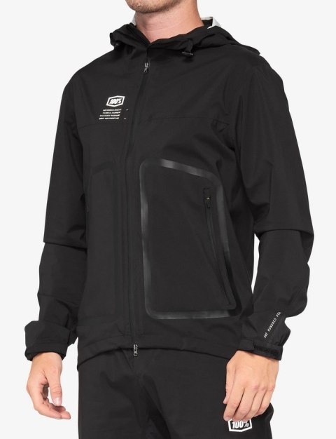 Kurtka męska 100% HYDROMATIC Jacket Black roz. M (WYPRZEDAŻ -50%)