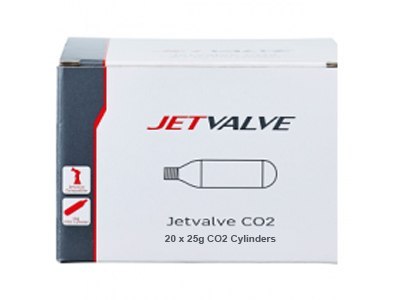 Nabój gazowy WELDTITE Jetvalve 20 x CO2 Cylinders (25g), Pudełko 20szt.