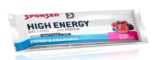 Baton energetyczny SPONSER HIGH ENERGY BAR owoce leśne (pudełko 30szt x 45g) (NEW).