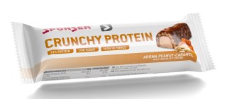 Baton proteinowy SPONSER CRUNCHY PROTEIN BAR orzeszki ziemne/karmel (pudełko 12szt x 50g) (NEW).