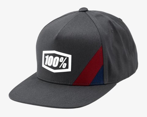 Czapka z daszkiem 100% CORNERSTONE Snapback Hat Steel (WYPRZEDAŻ -50%)