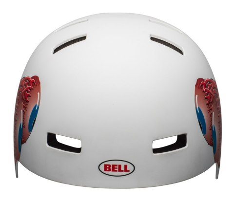 Kask bmx BELL LOCAL matte white eyes roz. L (59-61.5 cm)