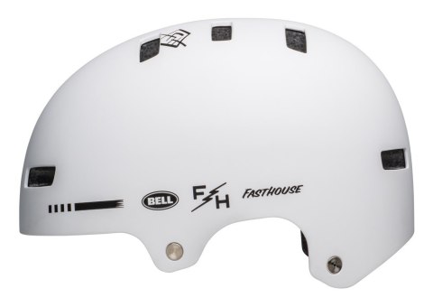 Kask bmx BELL LOCAL matte white fasthouse roz. L (59-61.5 cm) (NEW).