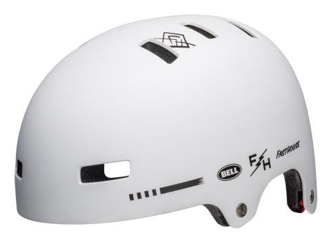 Kask bmx BELL LOCAL matte white fasthouse roz. L (59-61.5 cm) (NEW).