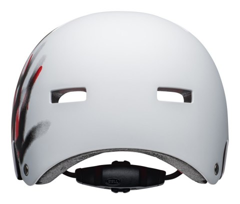 Kask bmx BELL LOCAL matte white scribble roz. M (55-59 cm)