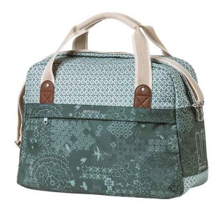 Sakwa miejska pojedyncza BASIL BOHEME CARRY ALL BAG 18L Hook On Systemi, wodoodporna forest green (DWZ)